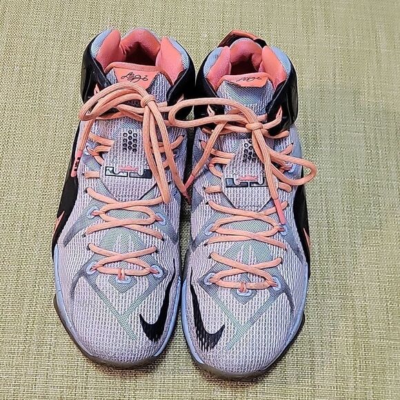 NIKE LEBRON RECORDS TRIPLE DOUBLE AND DEBUT 12's EASTER MEN'S SNEAKER - Picture 3 of 13